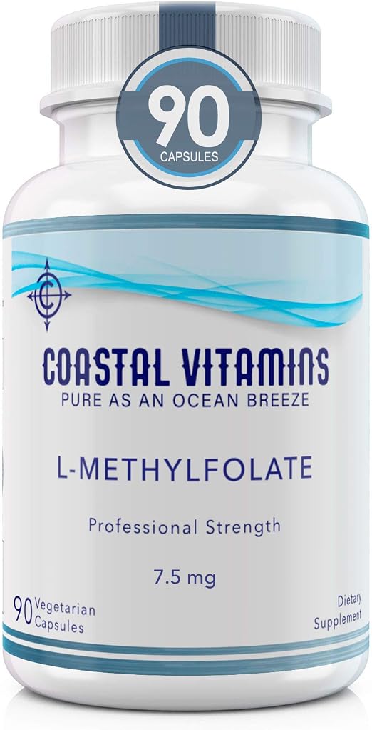 Coastal Vitamins LMethylfolate 7.5 mg (7500