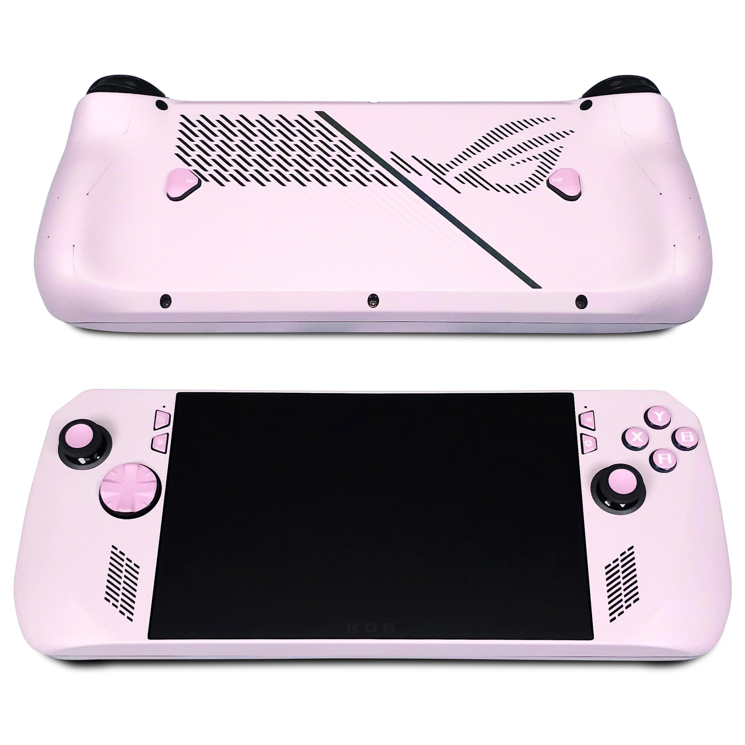 Rog Ally X Matte Skin, Pink Edition, Full Wrapping Matte Vinyl Skin for Rog Ally X (Designed by POP SKIN)