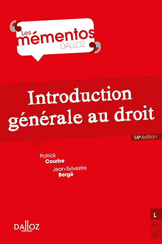 Download Introduction générale au droit - 16e éd. (Mémentos) PDF