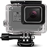 FitStill 40M/148FT Waterproof Housing for Go Pro Hero 2018/7/6/5 Black, Protective Underwater Dive Case Shell with Bracket Ac