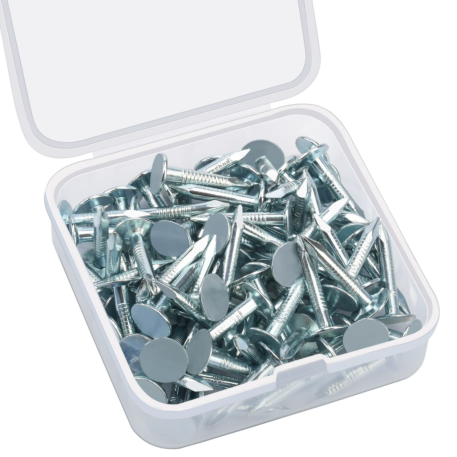 oumuik 80pcs Roofing Felt Nails Felt Nails for Felt Sheds Nails for Wood