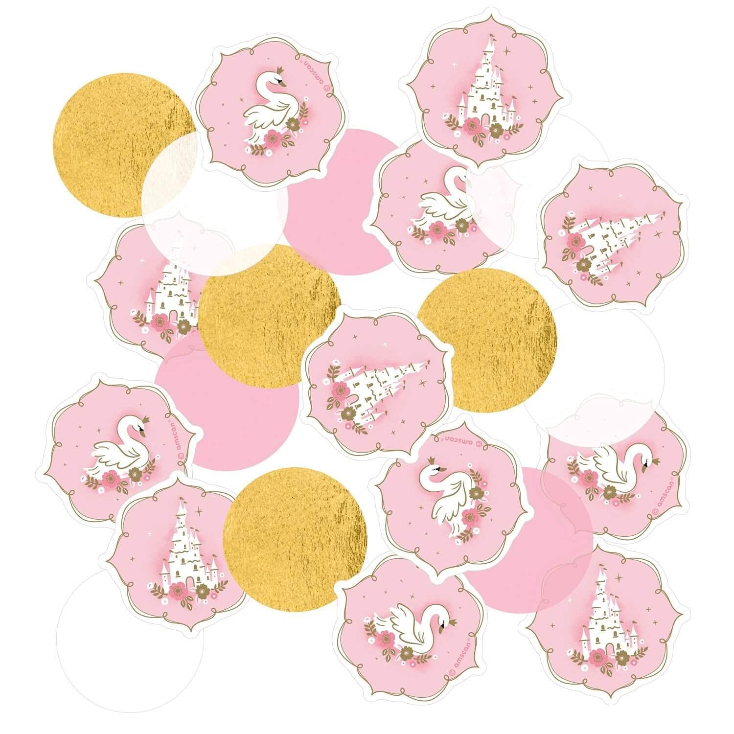 Amscan 9906324 - Princess for a Day Kids Birthday Party Paper Mix Table Confetti Scatters - 14g