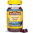 Nature Made Advanced Multivitamin Gummies for Him with Magnesium Citrate, Calcium & All 8 B Vitamins, Multivitamin for Men, 90 Gummies, 30 Day Supply