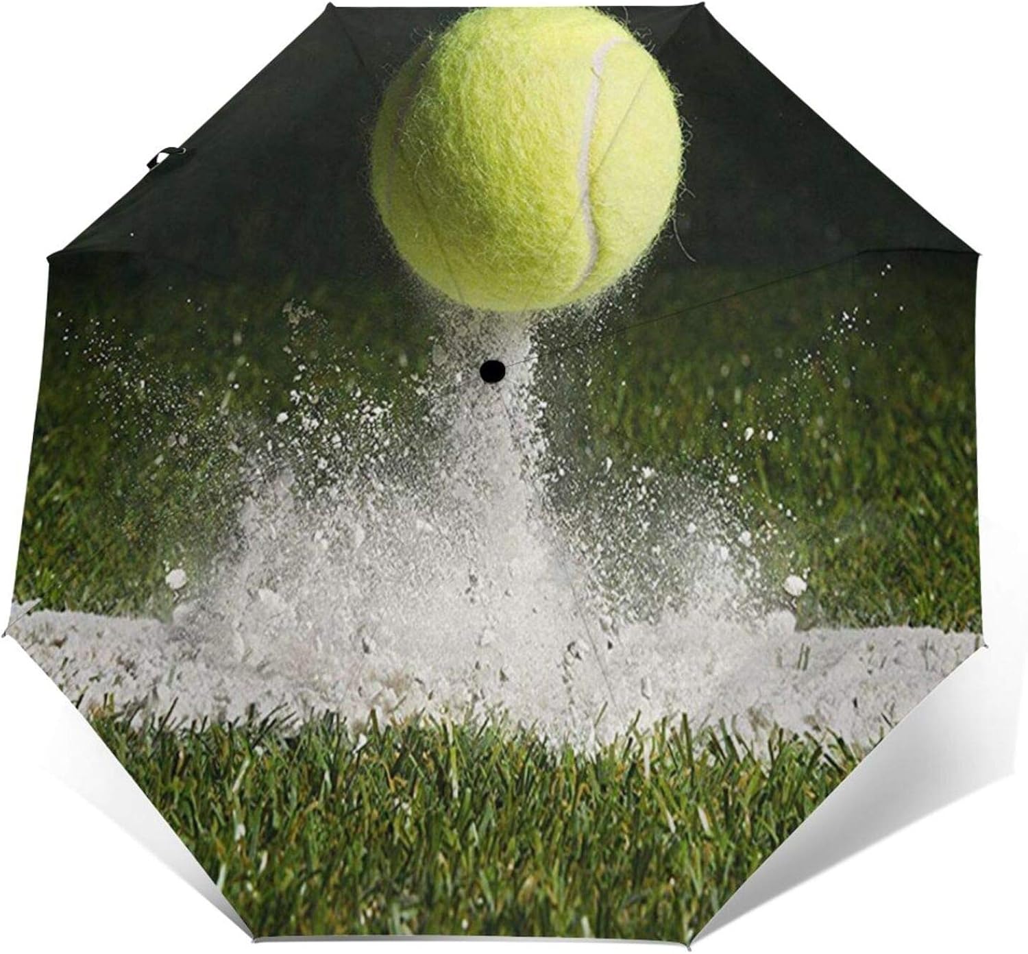 Windproof Travel Folding Umbrella Automatic Tennis Grass Court