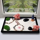 SHASHAYA Zen Garden Kit 28x20 cm Large with 6 Bamboo Tools & Accessories view 5