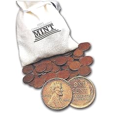 50 Wheat Pennies (Unsearched Shotgun Roll) - Mixed Years Circulated Good or Better. - View 8