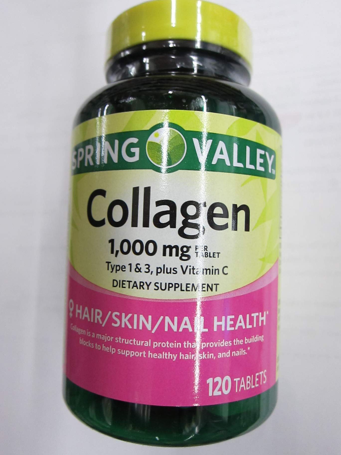 Spring Valley Collagen 1 000 Mg Plus Vitamin C Hair Skin Nail Health 1 Tablets Pack Of 2 Buy Online In Sri Lanka At Desertcart Lk Productid