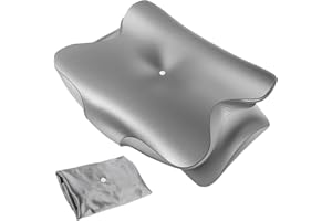 2PCS Satin Pillowcase for Pillow, Cervical Pillow Cover with Zipper, Pillowcase for Butterfly Shape Cervical Memory Foam Pill