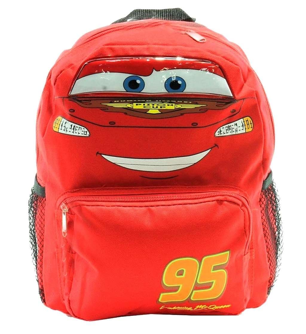 Small Backpack Disney Cars Lightning Mcqueen Face Amazon.in Clothing & Accessories
