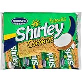 Wibisco Shirley Biscuits, Coconut, 1.31oz Ounce (Pack of 8) (Coconut)