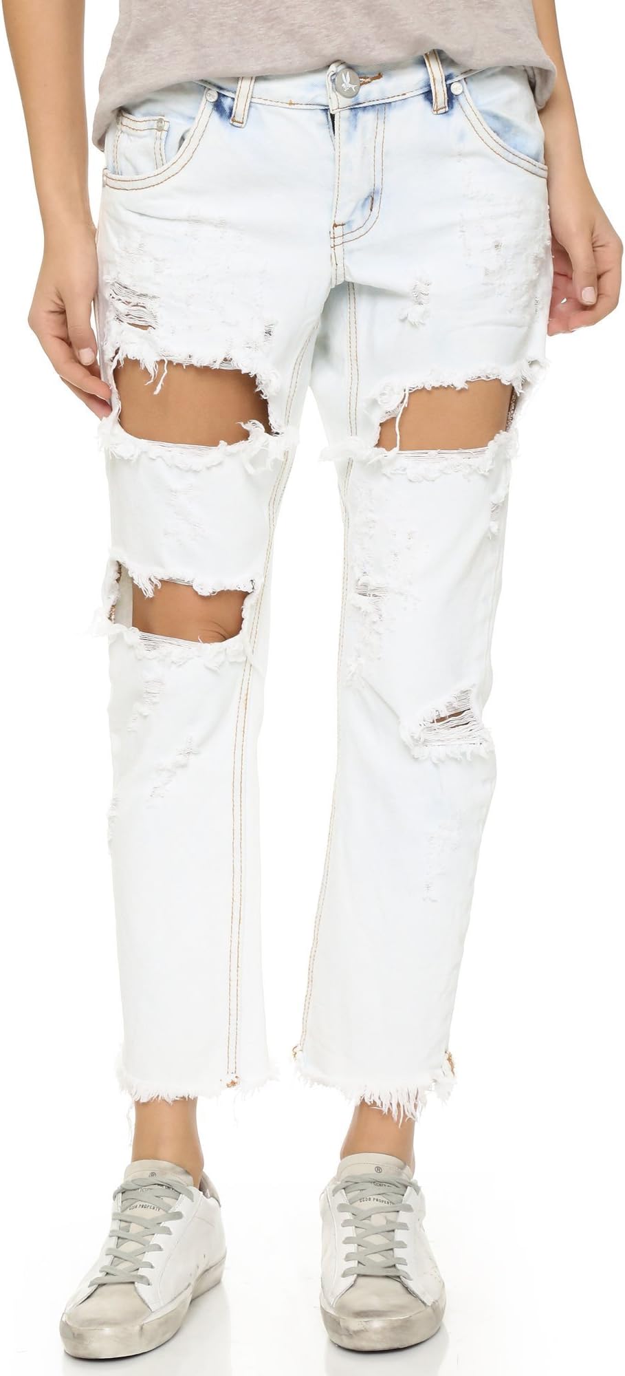 One Teaspoon Women's Lonely Boy Slouch Jeans