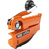 Klein Tools 63625 MC Cable Cutter, Cuts Up to 3/8-Inch Armored Cable (BX, AC, MC, MCAP, Greenfield), Spring Loaded Handle with Storage, Tool-Free Blade Replacement