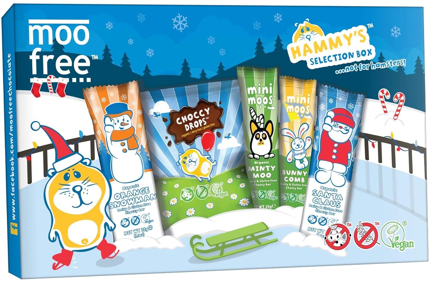 Amazon Com Moo Free Vegan Chocolate Selection Box Grocery