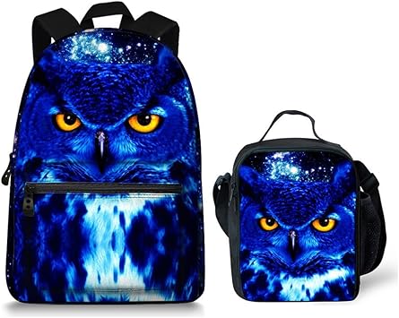 Blue owl backpack Clearance