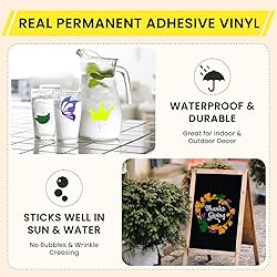 HTVRONT Cold Color Changing Permanent Vinyl - 12" X