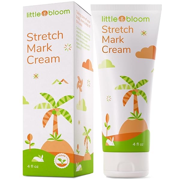 STRETCH MARK CREAM FOR PREGNANCY W/ SHEA BUTTER, VITAMIN C & E – STRETCH MARK CREAM FOR PREGNANCY, BELLY BUTTER FOR PREGNANCY, STRETCH MARK TREATMENT, PREGNANCY LOTION FOR BELLY, STRETCH MARKS REMOVAL
