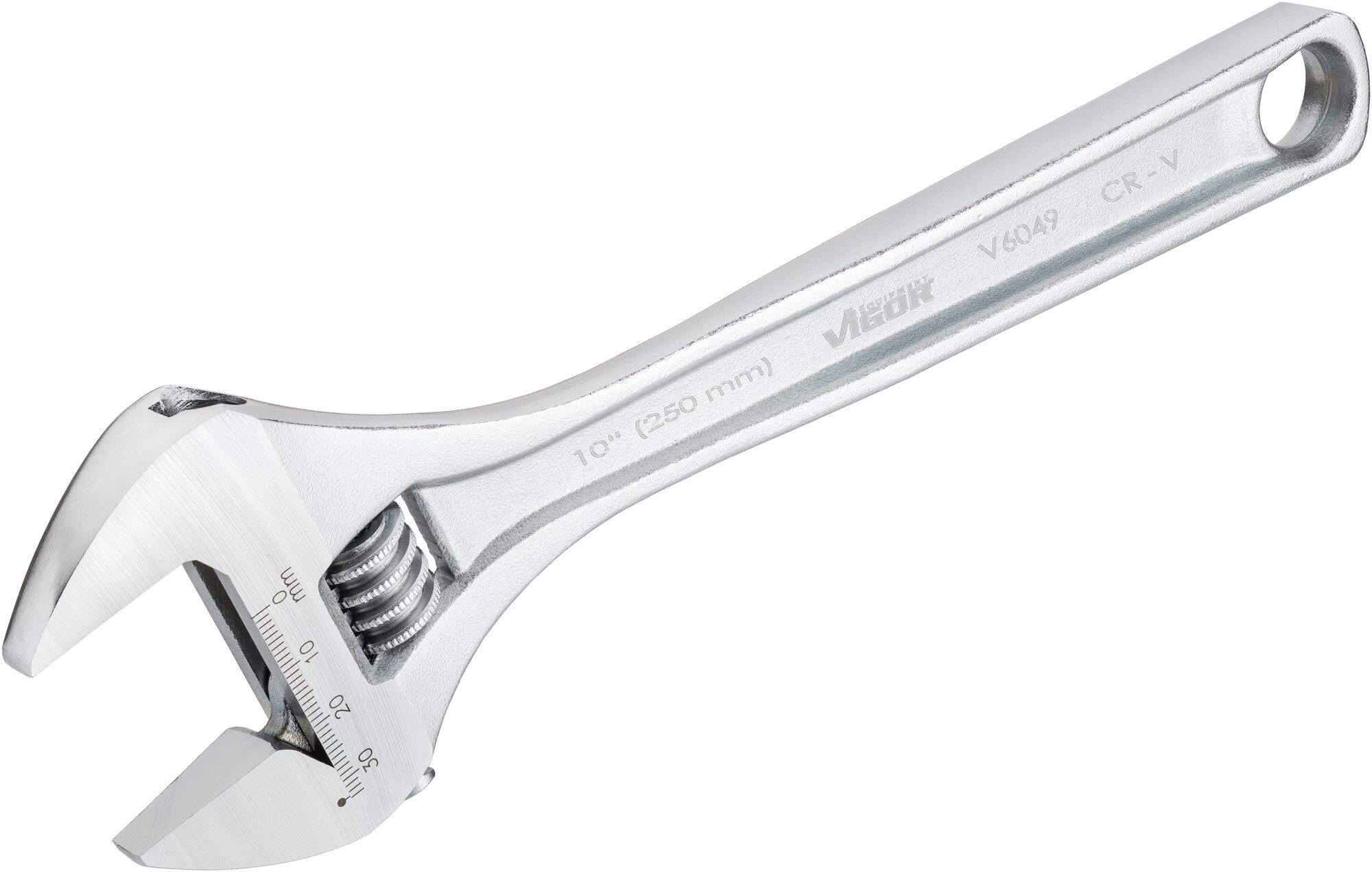 Vigor Adjustable Spanner (Width 0-33 mm) V6049 Silver
