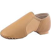 Linodes Leather Jazz Shoe Slip On for Girls and Boys (Toddler/Little Kid/Big Kid)