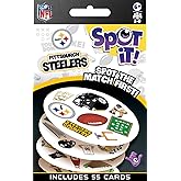 MasterPieces Game Day - NFL Pittsburgh Steelers Spot It Game For Kids, Adults, and Family