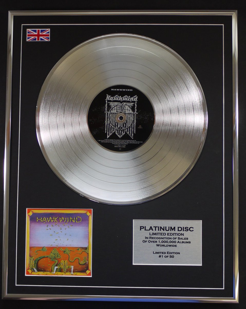 HAWKWIND/LTD EDITION CD PLATINUM DISC/HAWKWIND