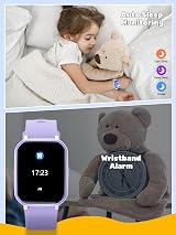 teslahero Kids Smartwatch Purple Heart Rate Sleep Tracker Activity Waterproof view 5