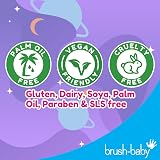 Brush-Baby Natural Blueberry Kids Toothpaste 150ml 3 x 50ml Fluoride Xylitol view 8