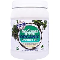 Coco Road Organic & Fair Trade RBD Coconut Oil (54 Fl Oz)