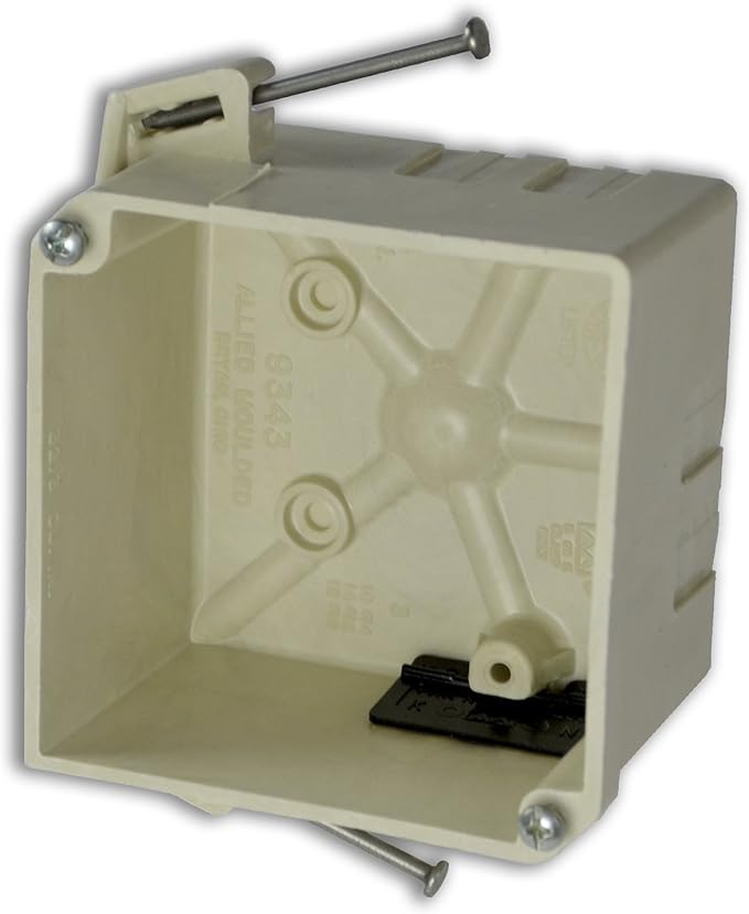Allied Moulded H9343=NK Square Junction Box Electrical Boxes