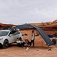 MoonShade and Short MoonWall Bundle, Portable Awning for Increased Shade and Privacy, Lightweight Durable for Large Shade Coverage, Suitable for SUVs, Jeeps, Small Trailers and Vehicles