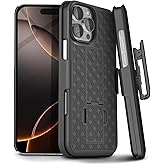 MOTIVE for iPhone 16 Pro Max Holster Case, Belt Clip Case for iPhone 16 Pro Max, Shell Holster Combo 16 Pro Max, Slim Rugged Drop Shockproof Protective Cover with Kickstand (6.9") | Ranger Series