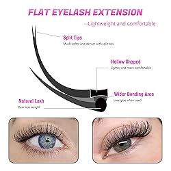 TDANCE Classic Lash Extensions Flat Lashes Eyelash