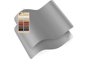 YAFLC Self Adhesive Leather Repair Patch Tape, 8.3×11 inch Vinyl Leather Repair Kit for Furniture, Car Seat, Chairs, Couch, Sofa, Jacket Gray