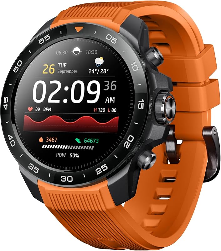 GS Explorer S Smartwatch Uomo, GPS, 20 Giorni Autonomia, Nero — foto 1 di 8
