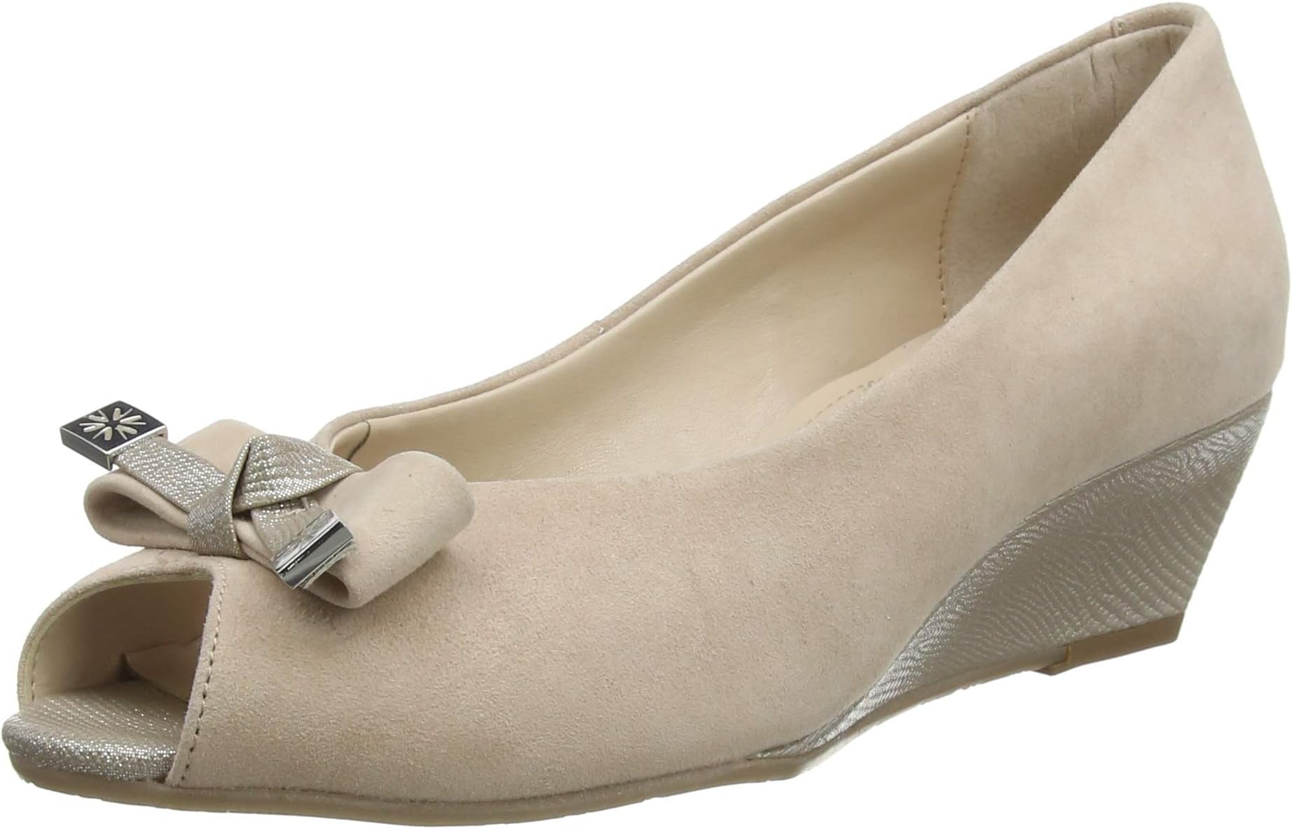 Girl's Appledore Peep-Toe Wedge