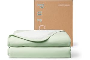 PurComfy Supersoft Baby Blanket, Premium Bamboo Viscose Baby Quilt, Hypoallergenic and Breathable, for Newborns, 33"×33"