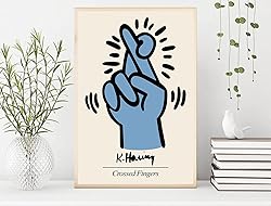 Nationcog Crossed Fingers Poster, Exhibition