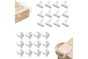 Corner Protector Baby, 24 Osareny Corner Protectors for Furniture Baby Proof Corners and Edges Proofing Corner Guards Covers Baby Safety Table Edge Protectors for Baby Child Clear Edge Corner Bumpers