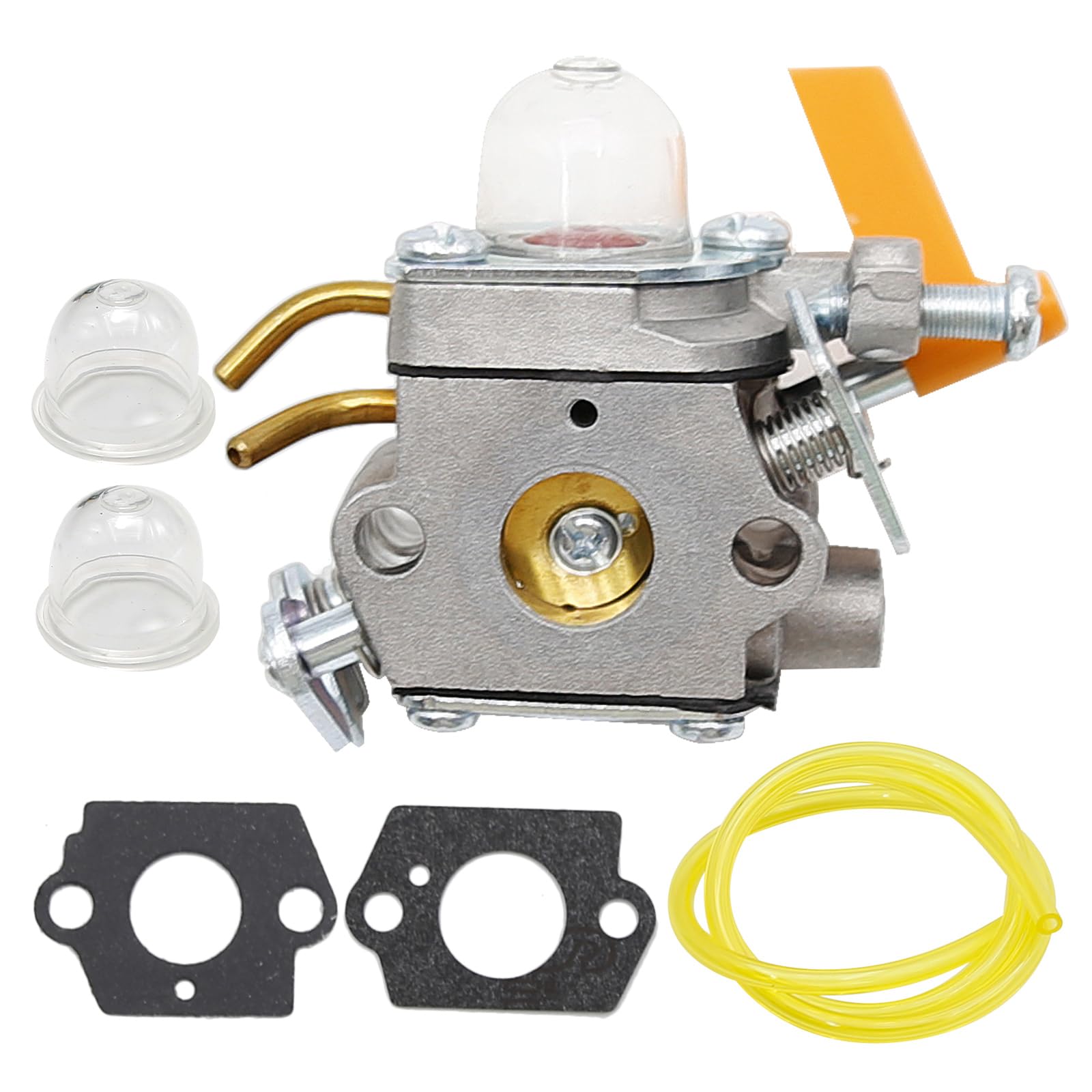 Hoypeyfiy 308054013 Carburetor Kit, Replacement for Ryobi, Replacement for Homelite 26cc and 30cc Trimmer and Brushcutter, Replaces 308054003, 985624001, 308054015