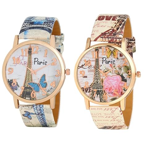 Analogue Multicolor Womens & Girls Watch Combo - 20203