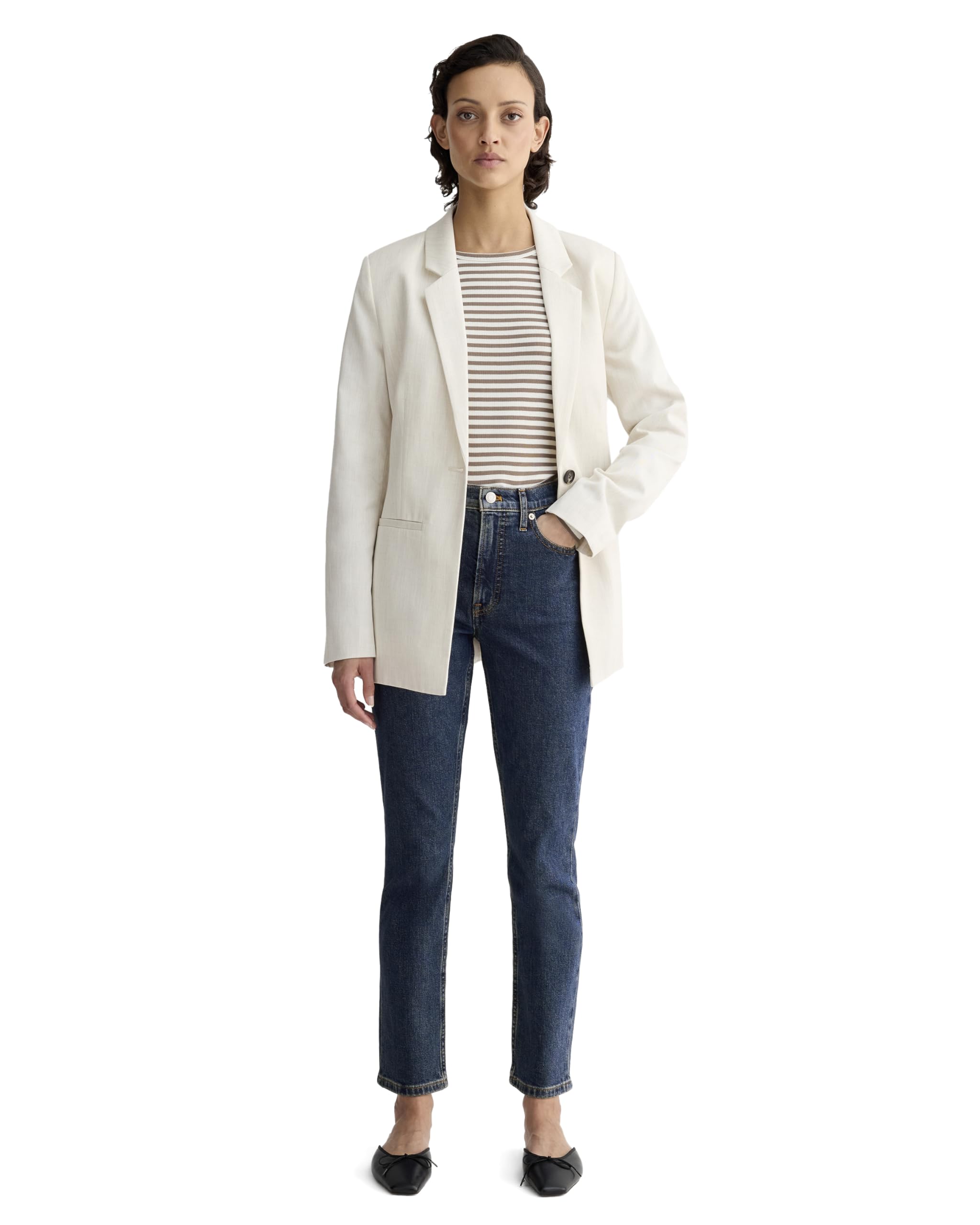 Everlane The Original Cheeky Jean (26.5″ Ankle) – Indigo Rinse 28