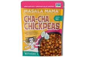 Masala Mama Tender Tangy Chickpeas - Heat and Eat Indian Food - Prepared Meals Ready to Eat - Non-GMO & Vegan Prepared Foods - Microwave Meals - Ready in 60 Seconds (Pack of 1)