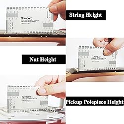Baroque String Action Gauge Precise Guitar Ruler