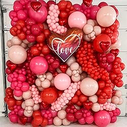 Awenztech Red Balloons 12 inch, Red Latex Balloons
