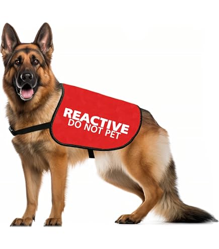 Amazon.com : JXGZSO Nervous Anxious Dog Slogan Warning Vest Do Not