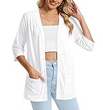 DB MOON Womens Summer Lightweight Cardigan 3/4