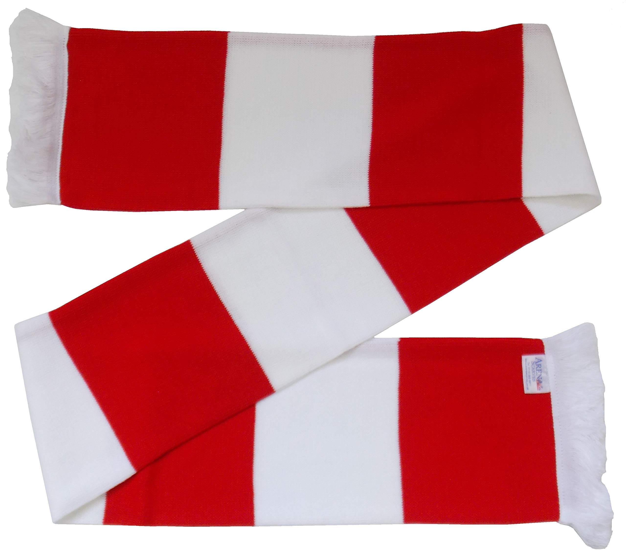 Arena Scarves Sunderland Fans Red and White Traditional Bar Scarf