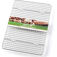 Spring Chef Cooling Rack - Baking Rack - Heavy Duty, 100% Stainless Steel, Oven Safe, 8.5" x 12" Fits Small Quarter…