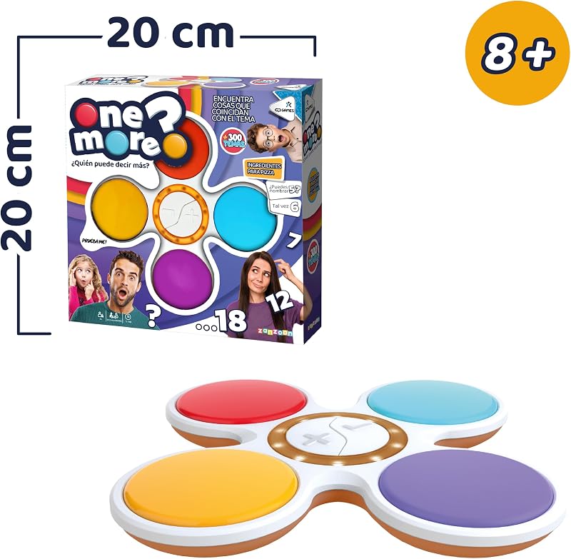 One More Juego Familiar de Preguntas, 2-4 Jugadores