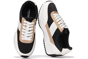 Project Cloud Womens Sneakers - Memory Foam Insole and Lightweight Spring Shoes - Non-Slip Lace Up Trendy Shoes - Fashion Sneakers for Women 2025