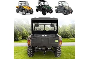 Chikia Hisun Massimo 500 700 Soft Rear Windshield,Back Window with Zipper Replacement For Hisun UTV 500 700, Massimo 500 700, Axis 500 700, Coleman outfitter 500 700 Accessories